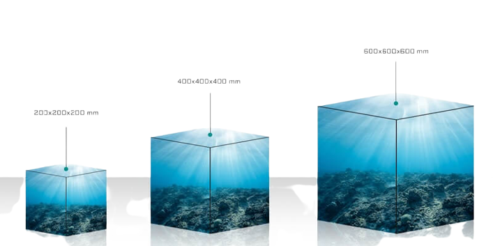 led-cube-size