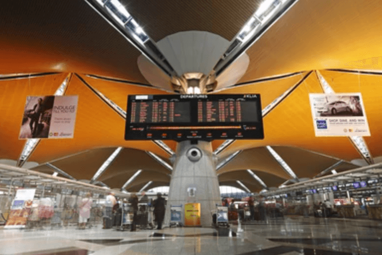 led screen for airport